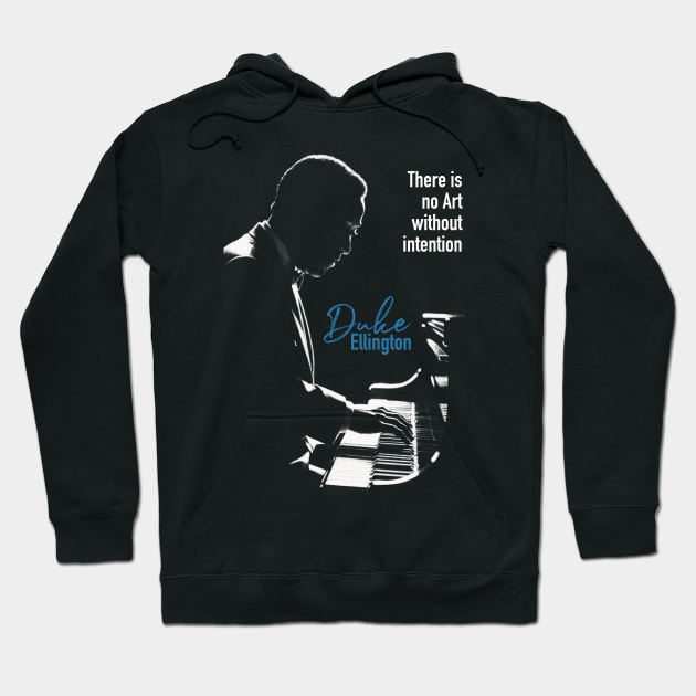 Duke Ellington silhouette Hoodie by BAJAJU